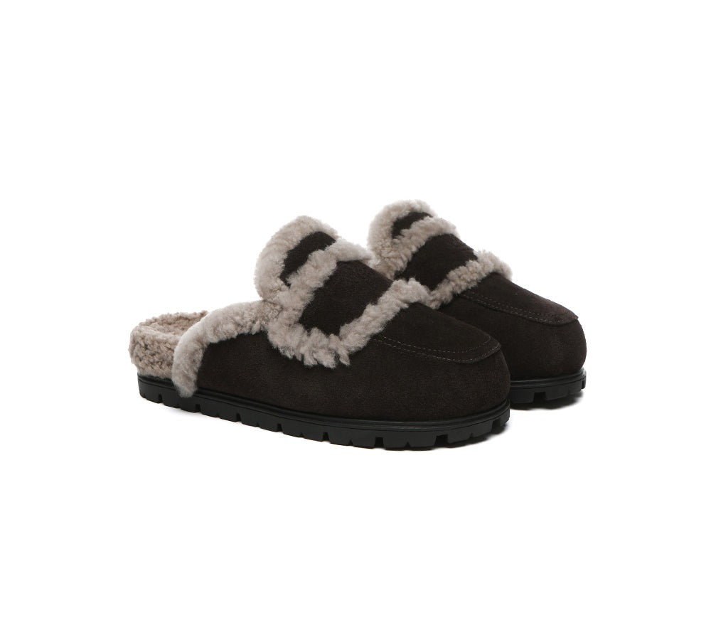 AUSTRALIAN SHEPHERD® UGG Slippers Women Sheepskin Wool Shearling Lined Remi