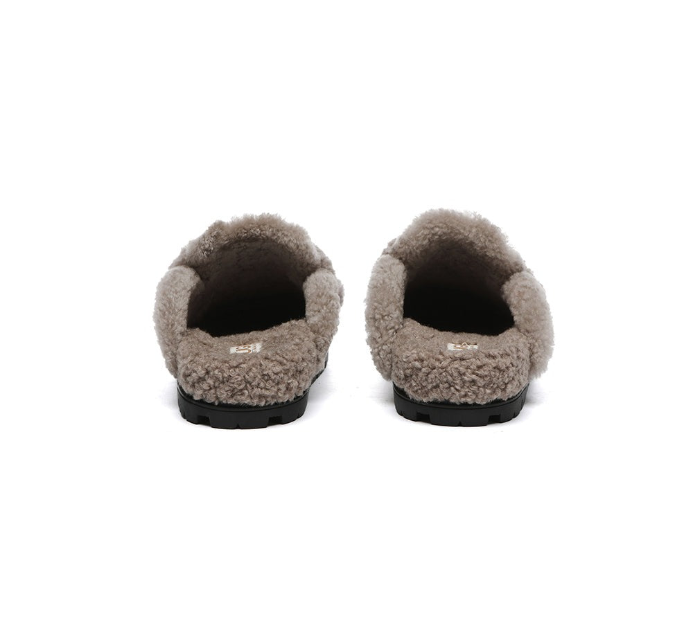 AUSTRALIAN SHEPHERD® UGG Slippers Women Sheepskin Wool Shearling Lined Remi