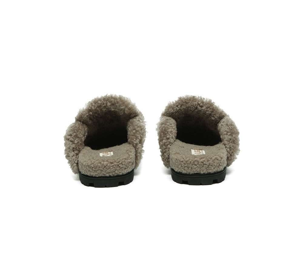 AUSTRALIAN SHEPHERD® UGG Slippers Women Sheepskin Wool Shearling Lined Remi