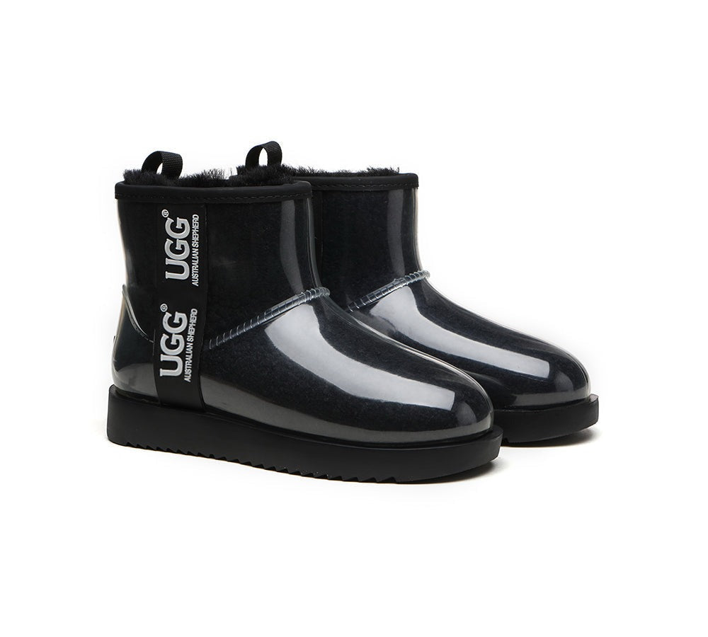 AUSTRALIAN SHEPHERD® UGG Boots Women Clear Waterproof Shearling Coated Classic