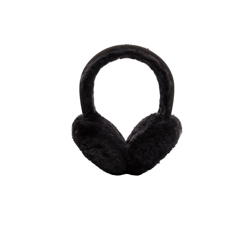 AUSTRALIAN SHEPHERD® UGG Women Adjustable Sheepskin Wool Earmuff Connie